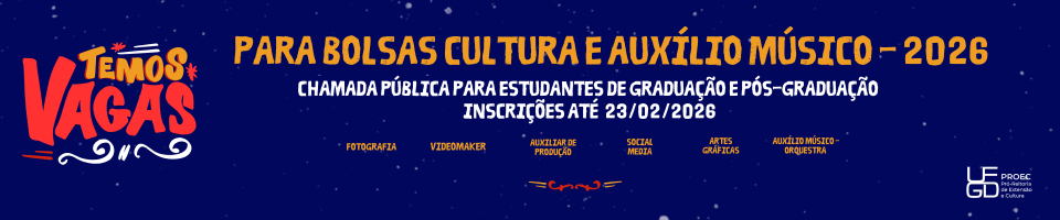 Bolsas cultura e aux&iacute;lio m&uacute;sico 